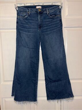 Kut from the Kloth Dark Blue Wide Leg Jeans